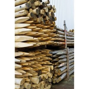 Boompaal kastanjepaal 6/8 180 cm